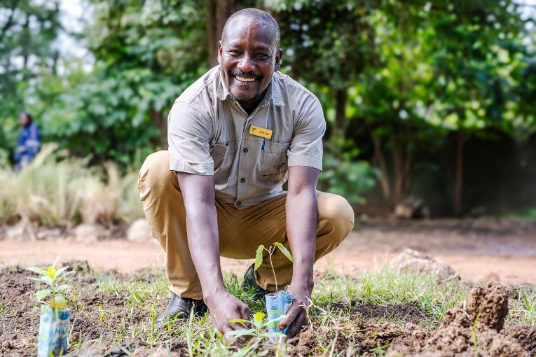 A nation-wide tree growing effort and a clean-up of Lake Naivasha ...