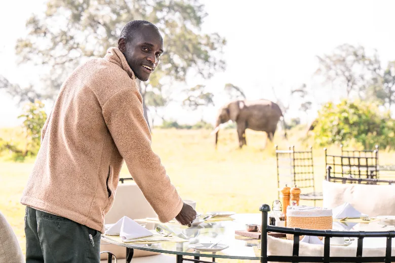 Elephants in Governors Camp